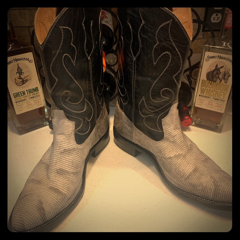 Handmade Honduras Lizard skin boots
